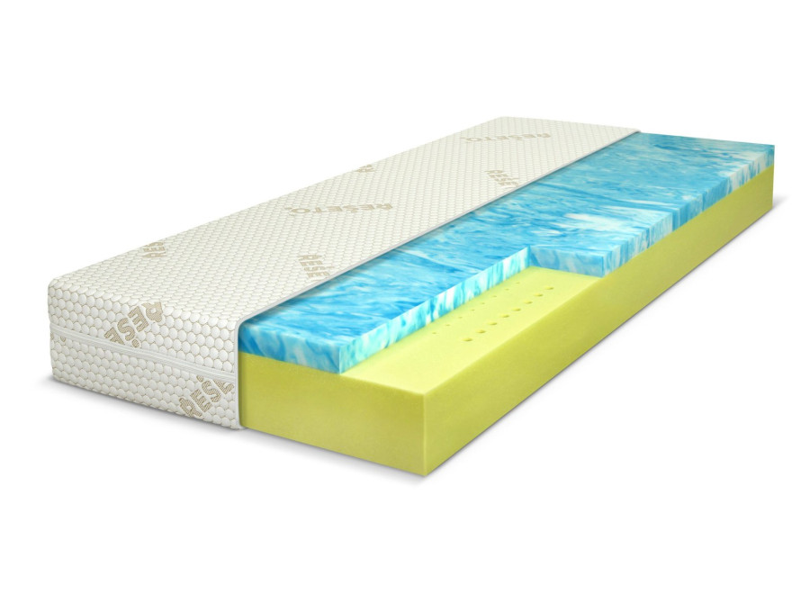Matrac BLOK HYBRID Poťah ADAPTIC BROWN