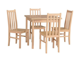 Jedálenský set – stôl MAX 9 a stoličky BOS 10 D Jedálenský set – stôl MAX 9 a stoličky BOS 10 D