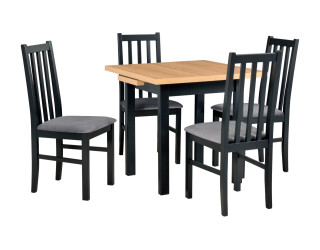 Jedálenský set – stôl MAX 7 a stoličky BOS 10 Jedálenský set – stôl MAX 7 a stoličky BOS 10