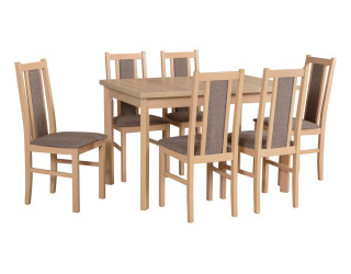 Jedálenský set – stôl MAX 5 P a stoličky BOS 14 Jedálenský set – stôl MAX 5 P a stoličky BOS 14