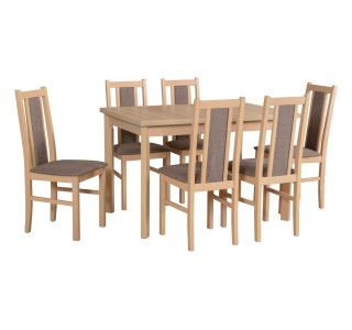 Jedálenský set – stôl MAX 5 P a stoličky BOS 14 Jedálenský set – stôl MAX 5 P a stoličky BOS 14