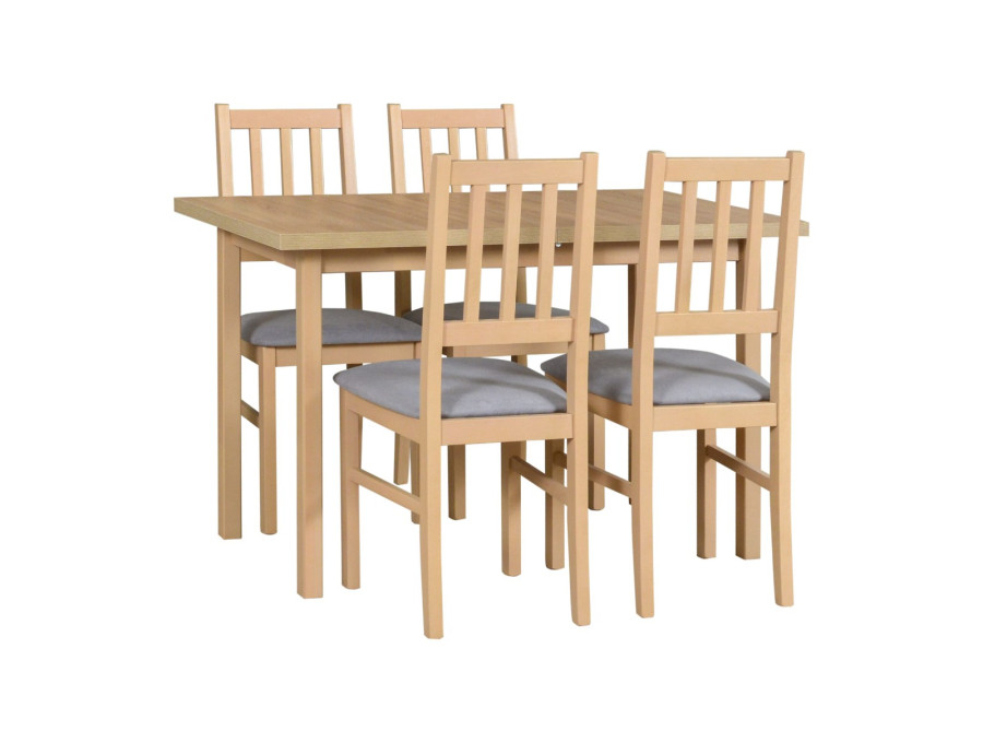 Jedálenský set – stôl MAX 10 a stoličky BOS 4 Jedálenský set – stôl MAX 10 a stoličky BOS 4