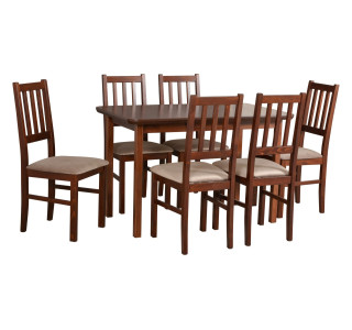 Jedálenský set – stôl MAX 4 a stoličky BOS 4 Jedálenský set – stôl MAX 4 a stoličky BOS 4