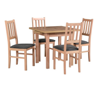 Jedálenský set – stôl MAX 7 a stoličky BOS 4