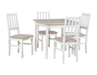 Jedálenský set – stôl MAX 9 a stoličky BOS 4 Jedálenský set – stôl MAX 9 a stoličky BOS 4