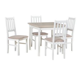 Jedálenský set – stôl MAX 9 a stoličky BOS 4