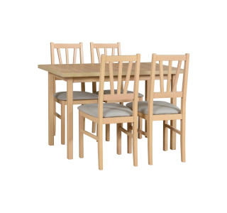 Jedálenský set – stôl MAX 10 a stoličky BOS 5 Jedálenský set – stôl MAX 10 a stoličky BOS 5