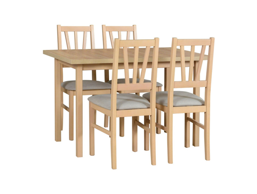 Jedálenský set – stôl MAX 10 a stoličky BOS 5 Jedálenský set – stôl MAX 10 a stoličky BOS 5