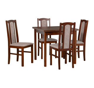 Jedálenský set – stôl MAX 9 a stoličky BOS 7 Jedálenský set – stôl MAX 9 a stoličky BOS 7