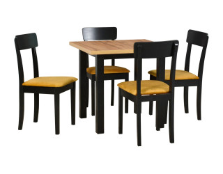 Jedálenský set – stôl MAX 8 a stoličky HUGO 1 Jedálenský set – stôl MAX 8 a stoličky HUGO 1