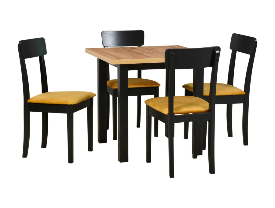 Jedálenský set – stôl MAX 8 a stoličky HUGO 1 Jedálenský set – stôl MAX 8 a stoličky HUGO 1