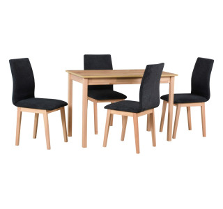 Jedálenský set – stôl MAX 2 a stoličky LUNA 1 Jedálenský set – stôl MAX 2 a stoličky LUNA 1