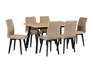 Jedálenský set – stôl OSLO 5 a stoličky LUNA 2