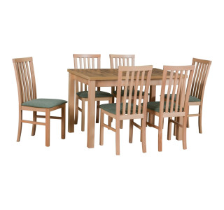 Jedálenský set – stôl MAX 5 a stoličky MILANO 1 Jedálenský set – stôl MAX 5 a stoličky MILANO 1