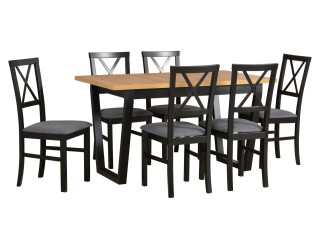 Jedálenský set – stôl IKON 2 a stoličky MILANO 4