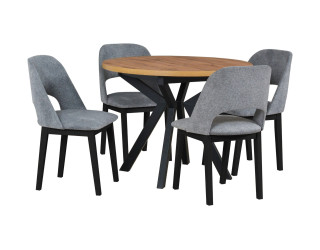 Jedálenský set – stôl IKON 7 a stoličky MONTI 2