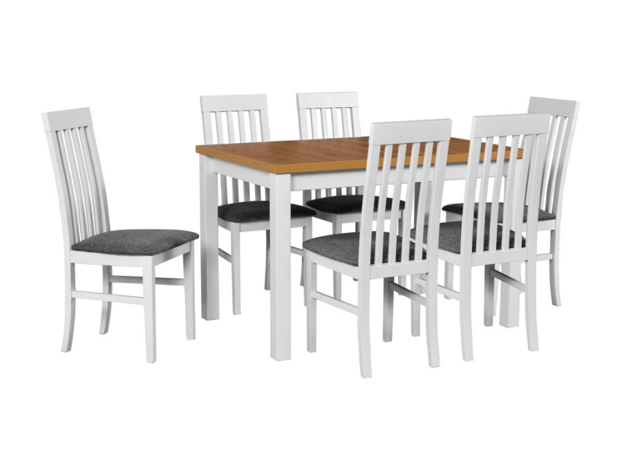 Jedálenský set – stôl MAX 5 a stoličky NILO 1 Jedálenský set – stôl MAX 5 a stoličky NILO 1