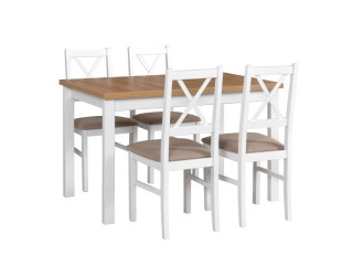 Jedálenský set – stôl ALBA 1 a stoličky NILO 10