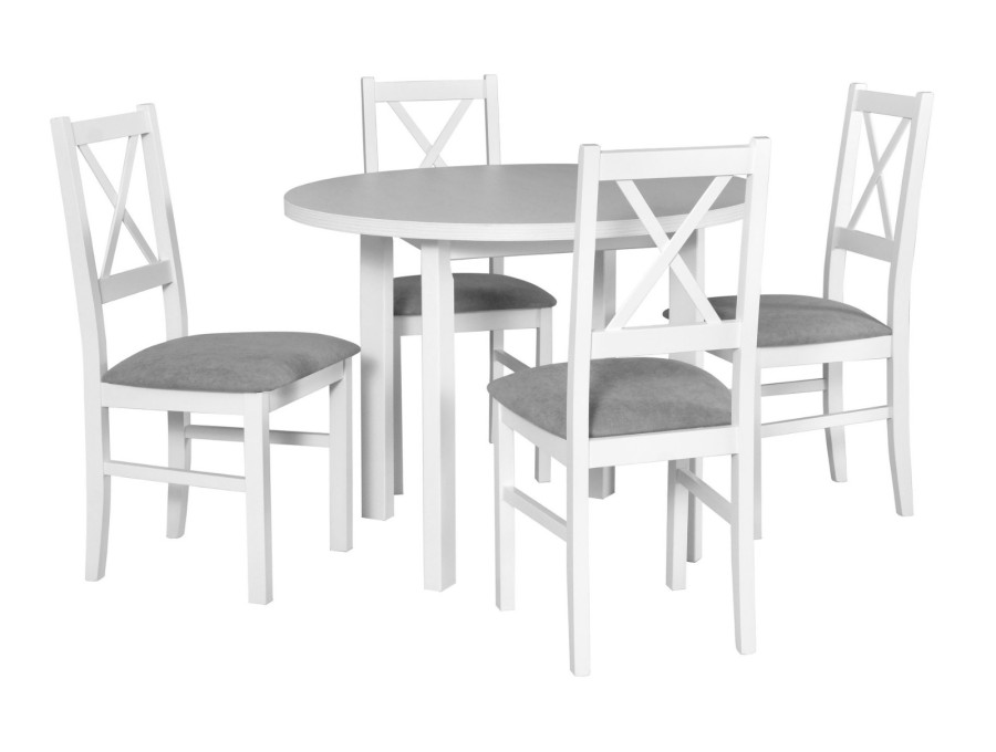 Jedálenský set – stôl POLI 2 a stoličky NILO 10 Jedálenský set – stôl POLI 2 a stoličky NILO 10