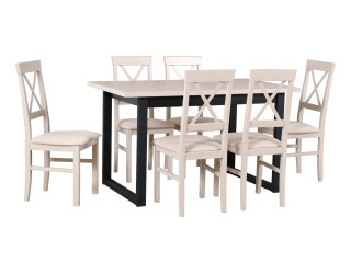 Jedálenský set – stôl IKON 3 a stoličky NILO 14