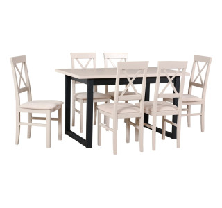 Jedálenský set – stôl IKON 3 a stoličky NILO 14 Jedálenský set – stôl IKON 3 a stoličky NILO 14