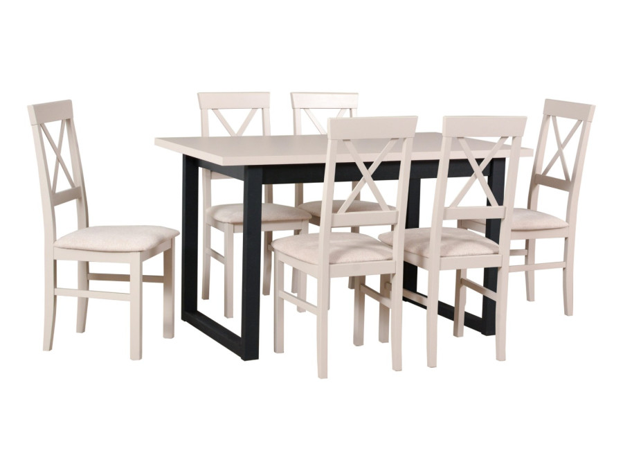 Jedálenský set – stôl IKON 3 a stoličky NILO 14 Jedálenský set – stôl IKON 3 a stoličky NILO 14