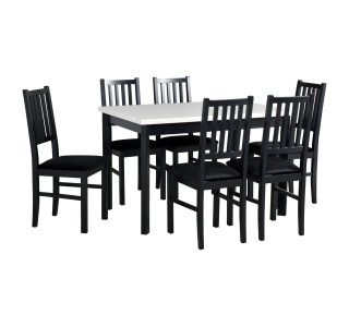 Jedálenský set – stôl MAX 5 P a stoličky NILO 7 Jedálenský set – stôl MAX 5 P a stoličky NILO 7