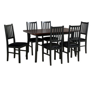 Jedálenský set – stôl OSLO 7 a stoličky NILO 7 Jedálenský set – stôl OSLO 7 a stoličky NILO 7