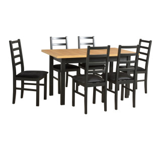 Jedálenský set – stôl MODENA 1 XL a stoličky NILO 8 Jedálenský set – stôl MODENA 1 XL a stoličky NILO 8