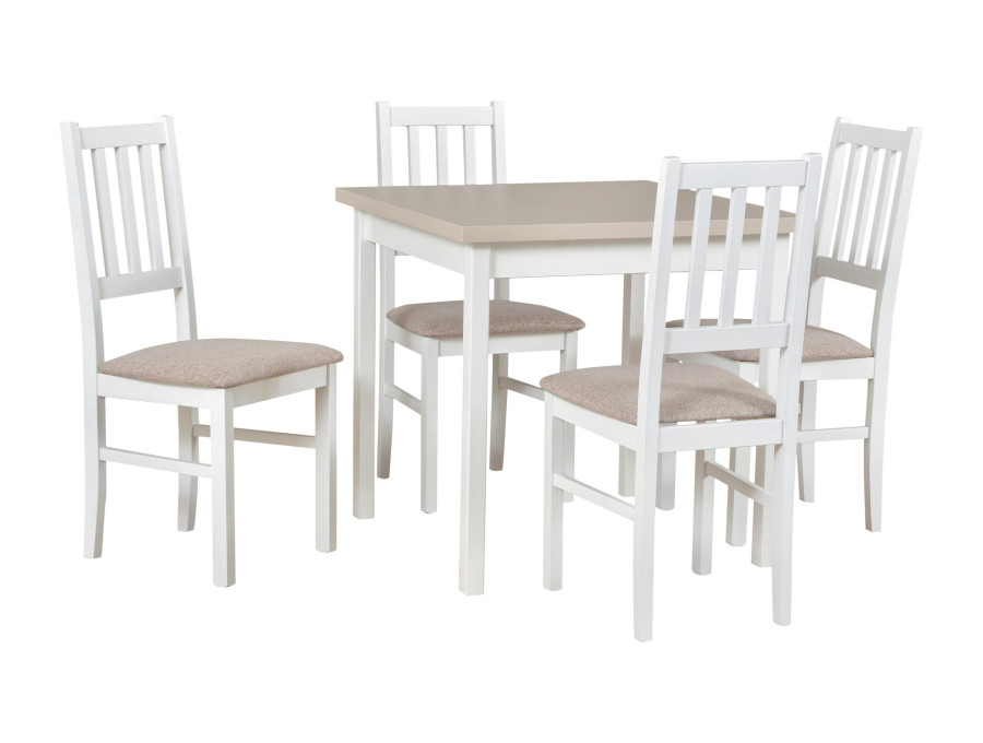 Jedálenský set stolička BOS4+ stôl MAX9 Jedálenský set stolička BOS4+ stôl MAX9