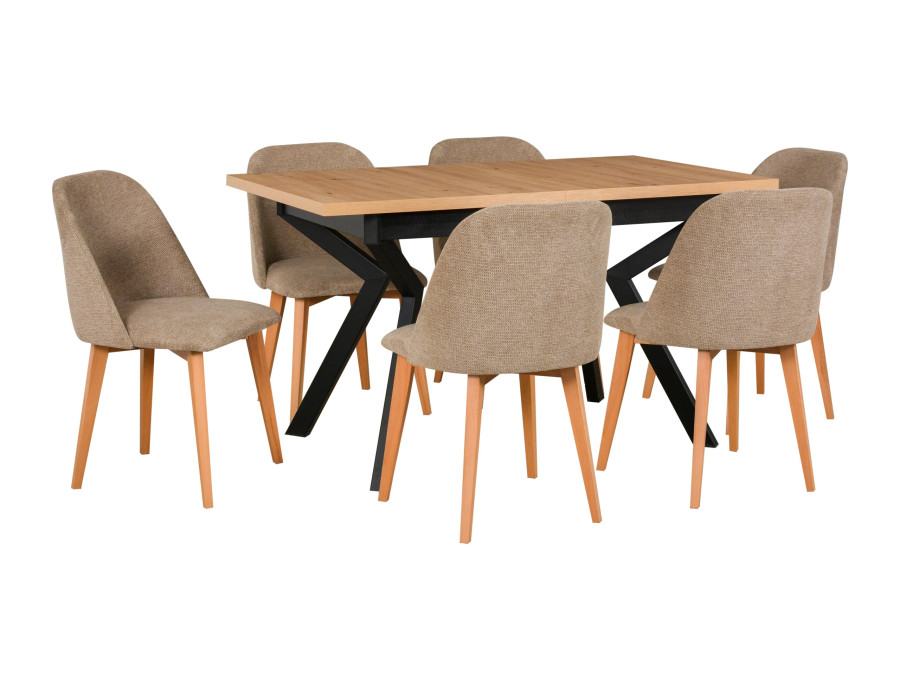 Jedálenský set stolička MT3+ stôl I4 Jedálenský set stolička MT3+ stôl I4