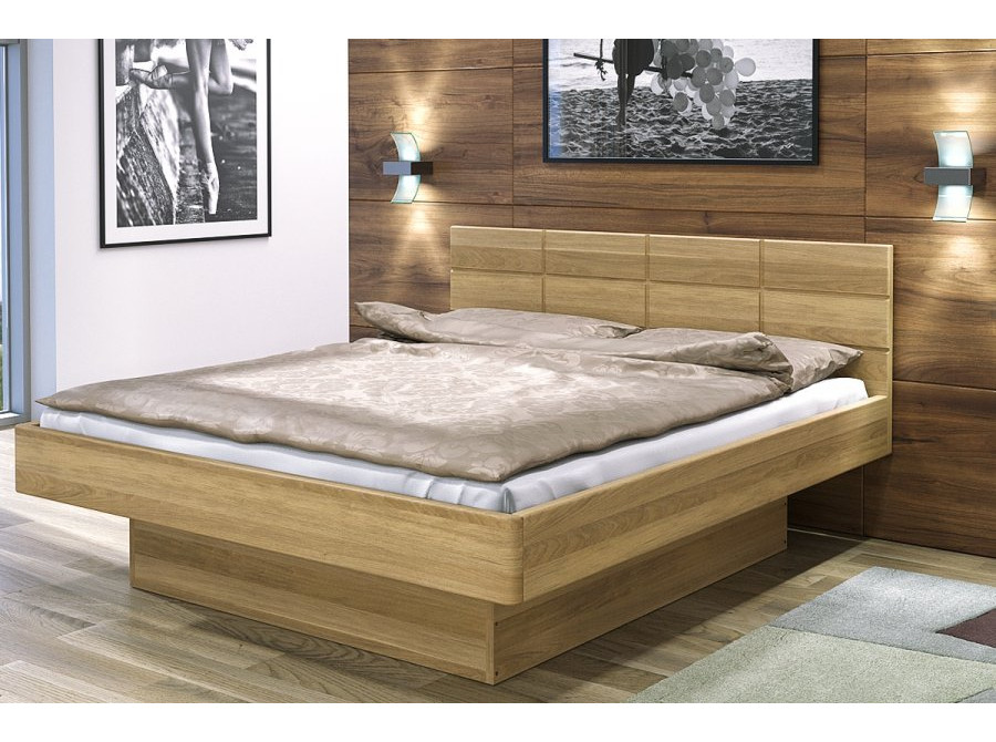 Dubová posteľ Fenix 1