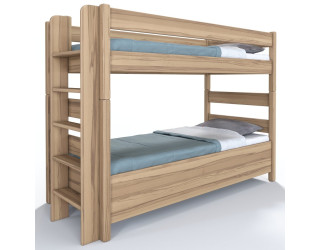 Poschodová posteľ Junior 12 z jadrového buku Poschodová posteľ Junior 12 z jadrového buku