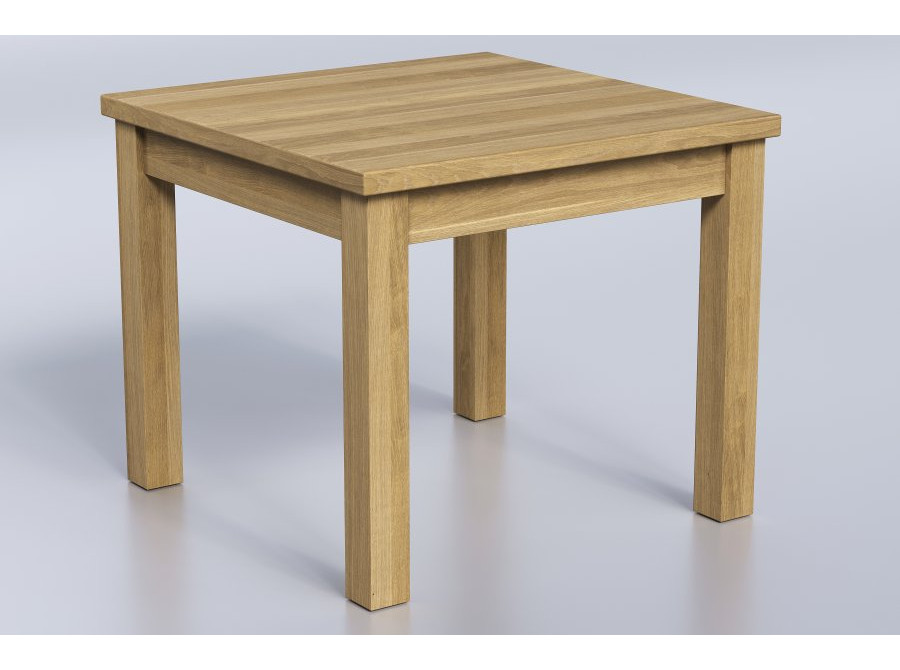 Dubový jedálenský stôl Boris 80 x 80 cm