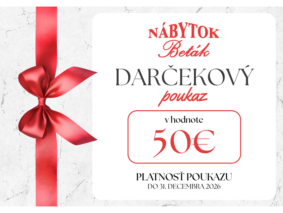 Darčekový poukaz 50€ Darčekový poukaz 50€